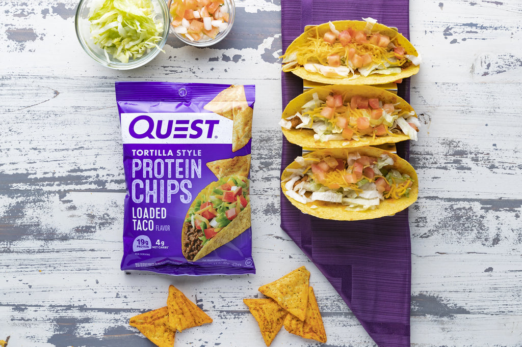Loaded Taco Tortilla Style Protein Chips (8 Bags) O436