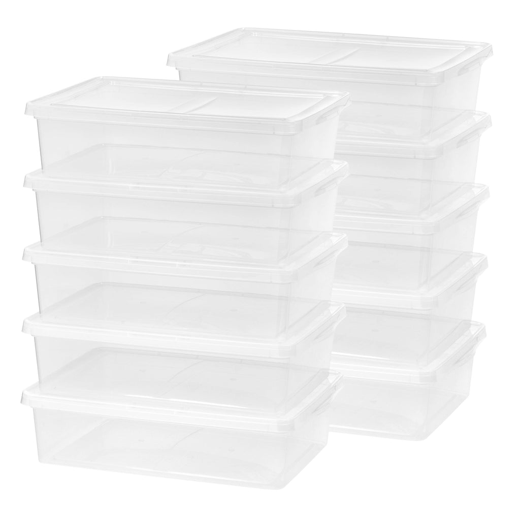 28 Qt Plastic Storage Bin - 10 pack P95722