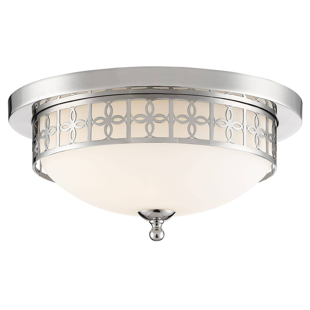 Polished Nickel 2 Light Ceiling Mount E612471