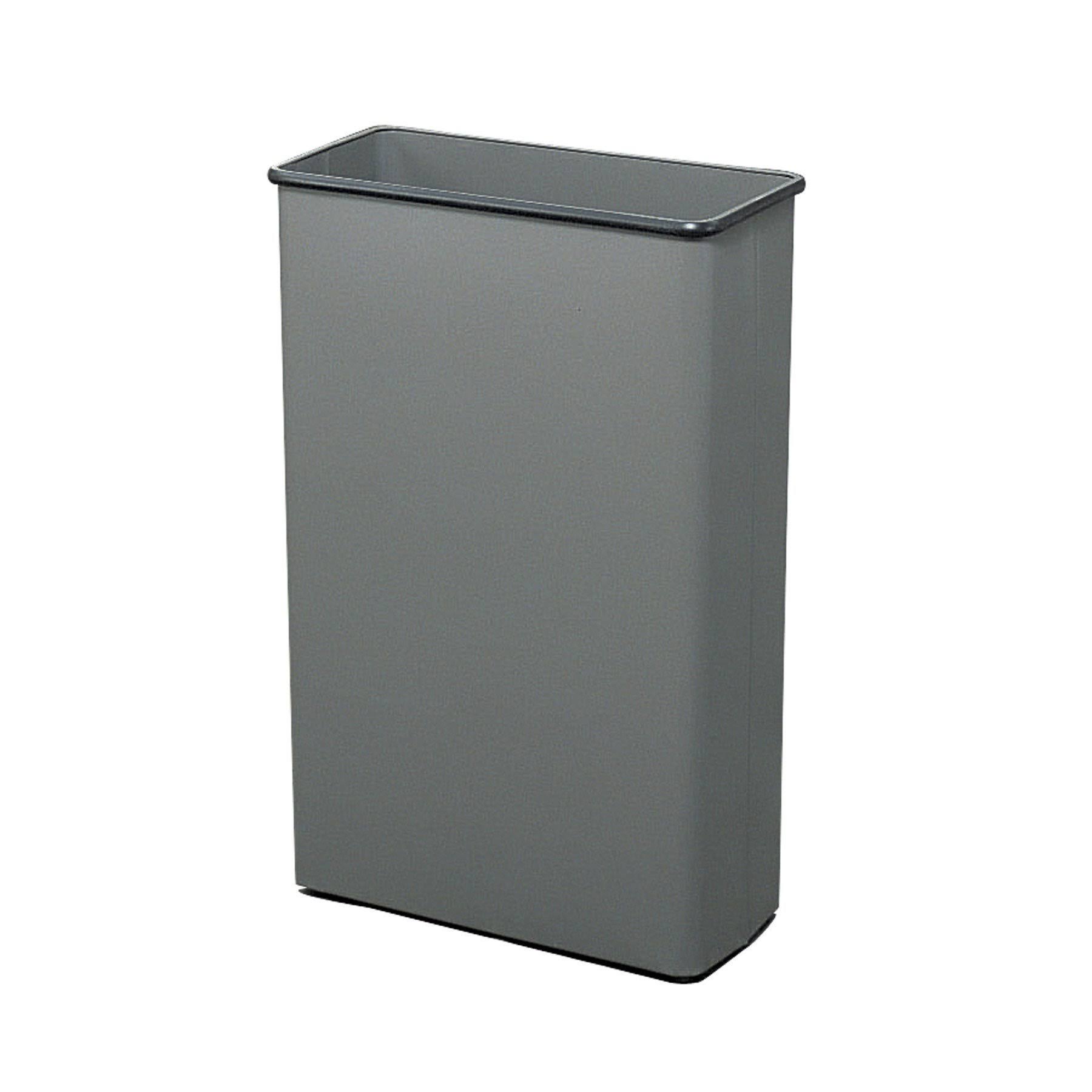 Rectangular Trash Can 88 Quarts Gray (Qty. 3) R608