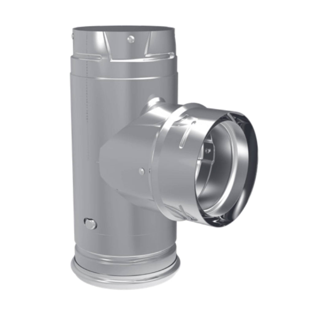3 in. Pellet Vent Pro Tee with Clean Out S6625