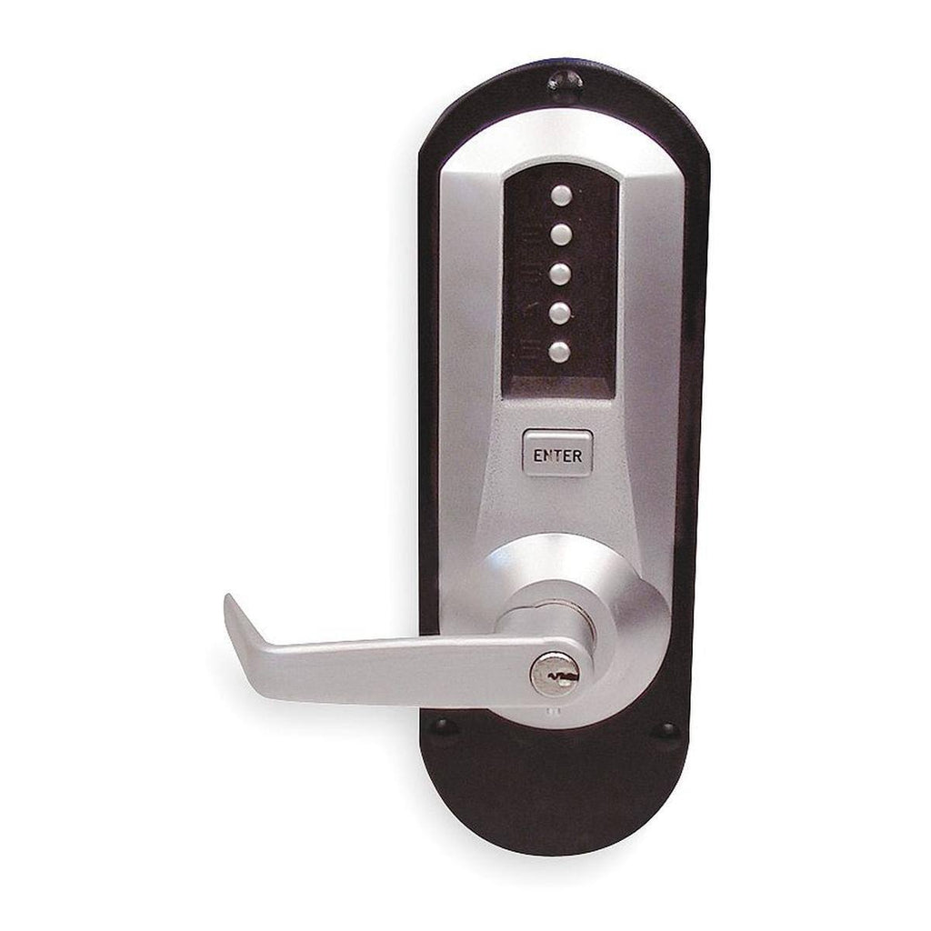 Satin Chrome Mechanical Push Button Exit Trim U233036