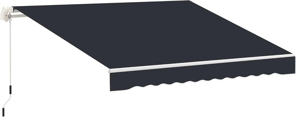 Green White Retractable Patio Awning A646557