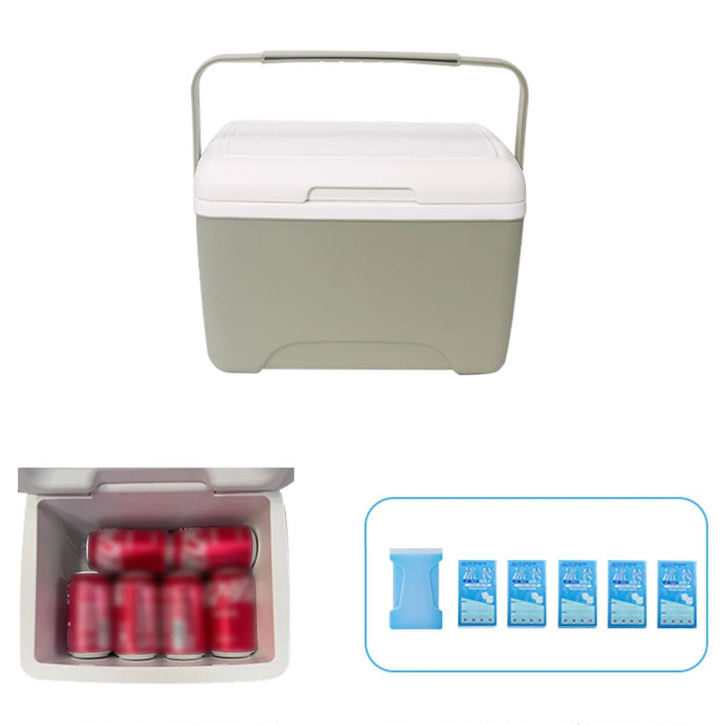8L Insulated Portable Car Refrigerator Ice Box Food Storage Box I21298