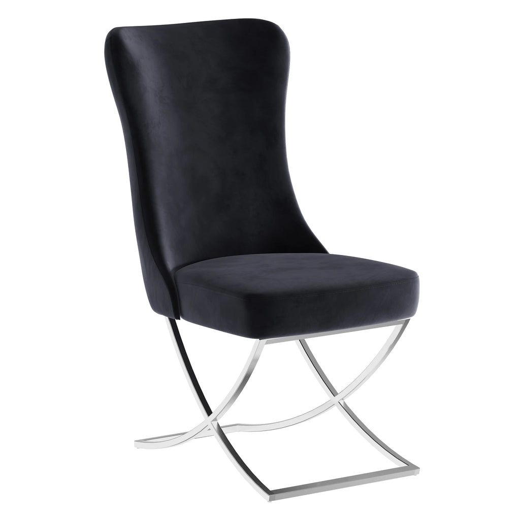Black Upholstered Dining Chair, Set of 2 M98070