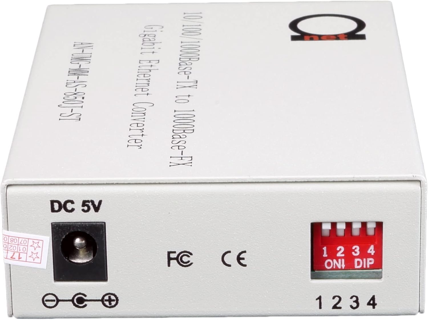 ST Gigabit Fiber Media Converter to UTP Cat5e RJ-45 F78853
