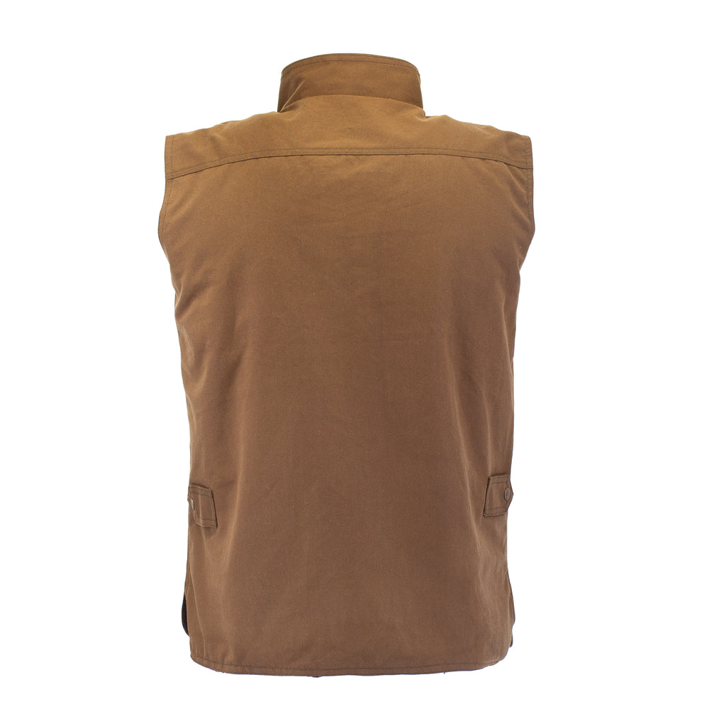 Waterproof Breathable Cotton Oilskin Outdoor Vest U870688