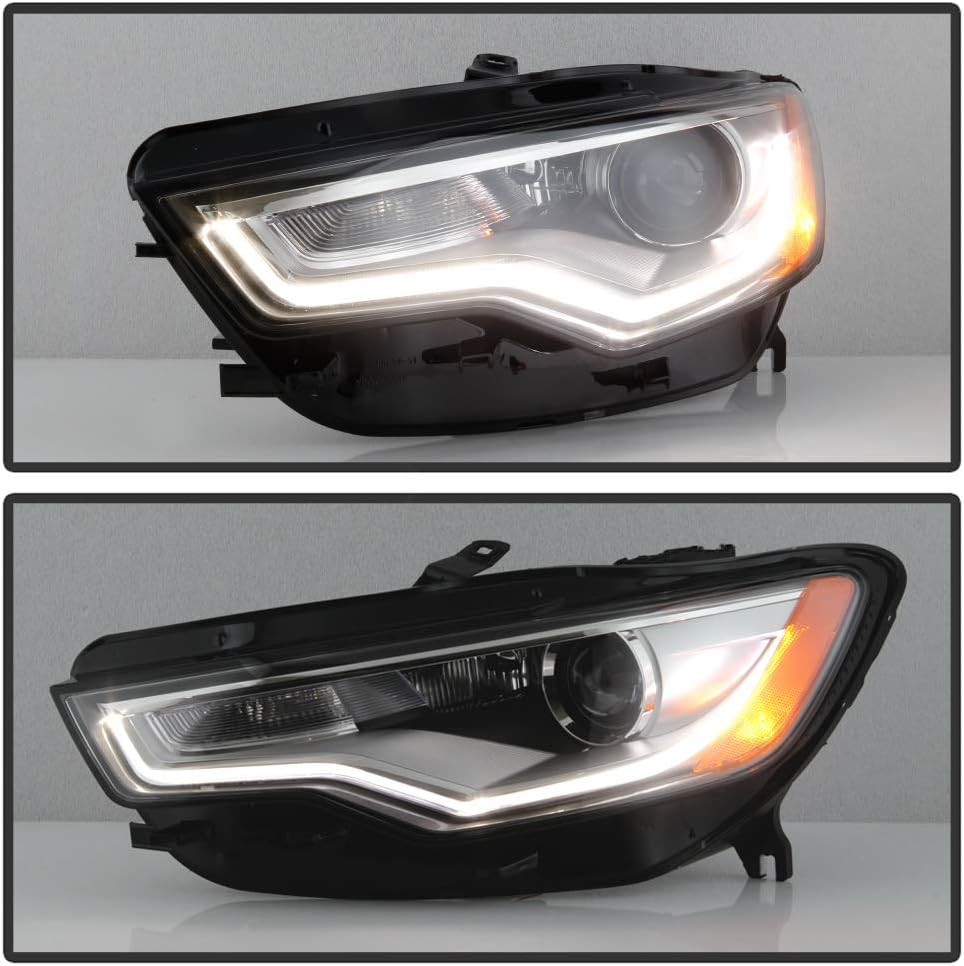 2012-2015 Audi A6 S6 LED DRL Projector Headlight Assembly Driver Side J2609
