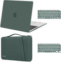 3 in 1 Case for MacBook Air 13 inch Plastic Hard Shell Sleeve Bag Keyboard Skin Midnight Green S6175
