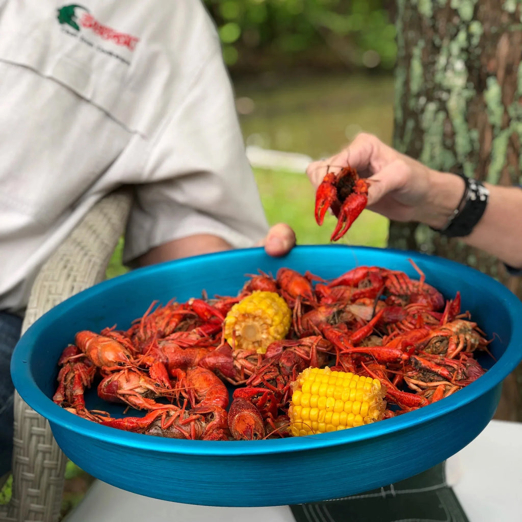 22 Inch Stainless Steel Dual Jet Burner Crawfish Cooker L162