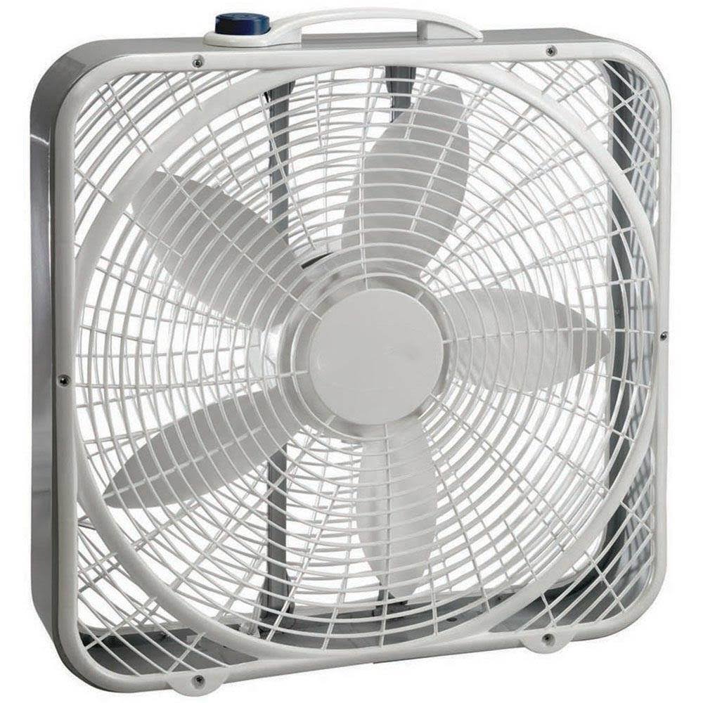 20x22 Steel Box Fan with 3 Speed Settings and Easy Carry Handle, 4 Pack W90792