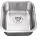 16 x 18 18-Gauge Stainless Steel Undermount Bar Sink X282758