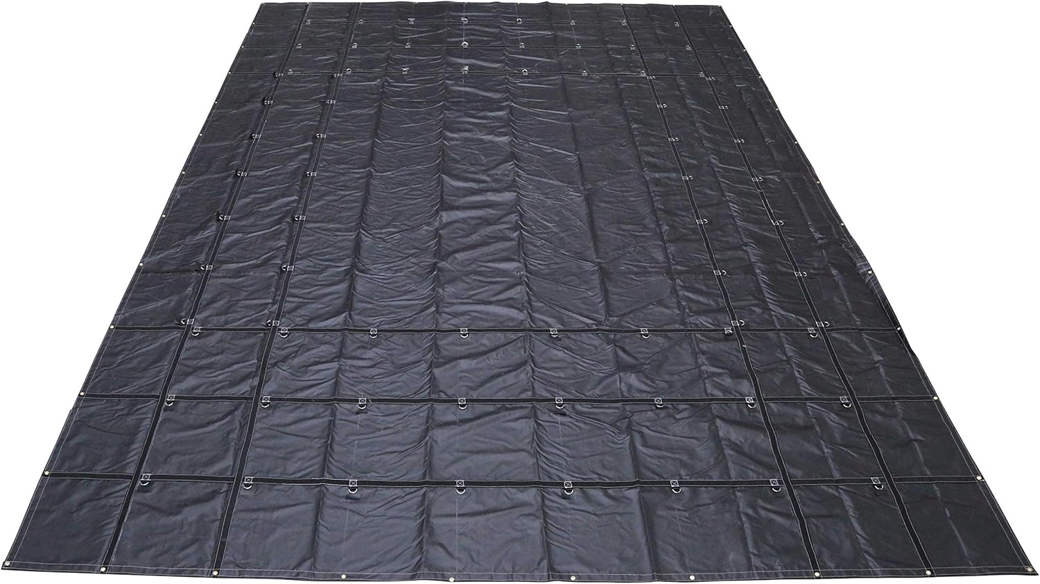 Heavy-Duty Steel Tarp 24 Foot x 18 Foot 18 Ounce PVC-Coated Polyester Waterproof Truck Tarp B973
