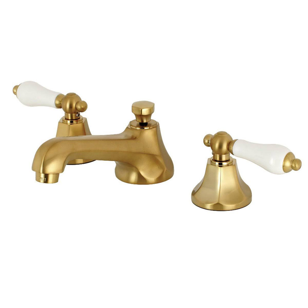 Matte Black 8 in. Widespread Bathroom Faucet V2841