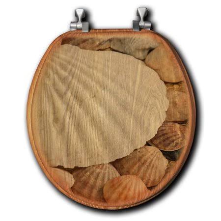 Oak Round Toilet Seat C392214