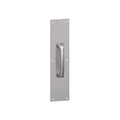Square Corner Pull Plate on Satin Stainless E67718