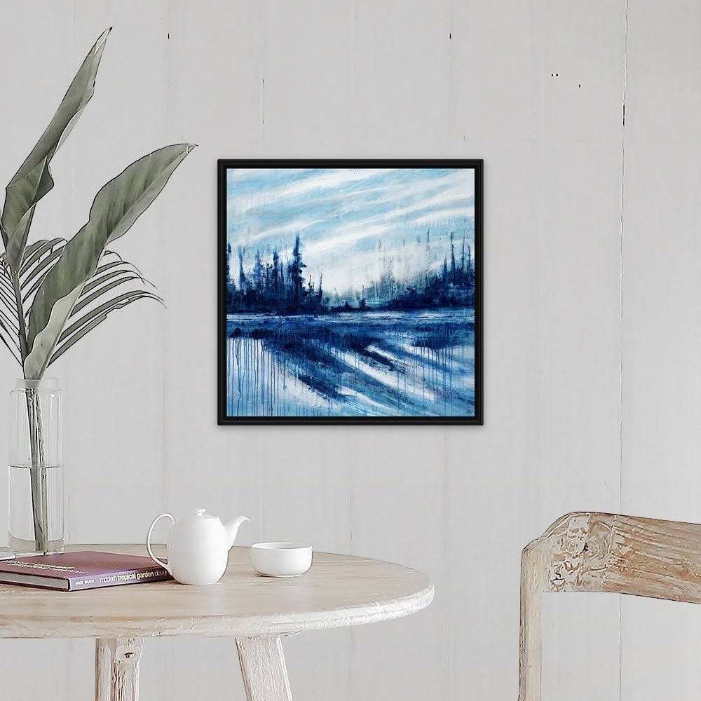 Black Float Frame Canvas Art - 20 x 20 K994643