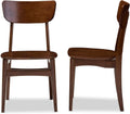 Set of 2 Dark Walnut Bentwood Dining Side Chairs T154506