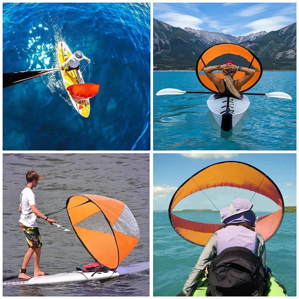 Foldable Kayak Wind Sail Kit U5845