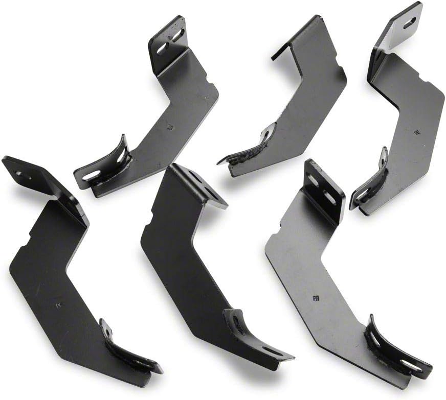 Black 6-Inch Oval Side Step Bars N96210