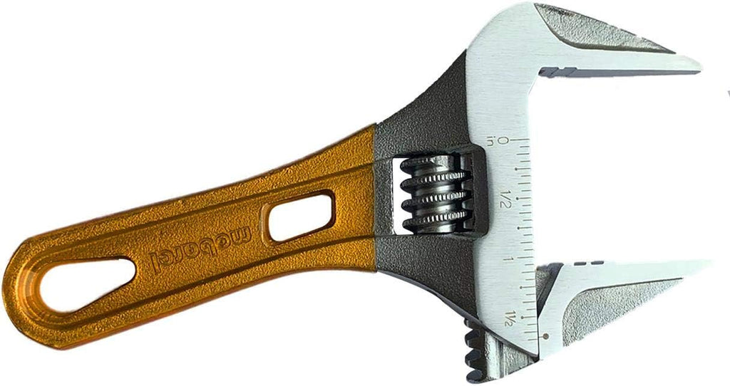 Stubby Ultra Thin Adjustable Wrench, 53mm Wide Jaw Opening, Pack of 2 Z32382