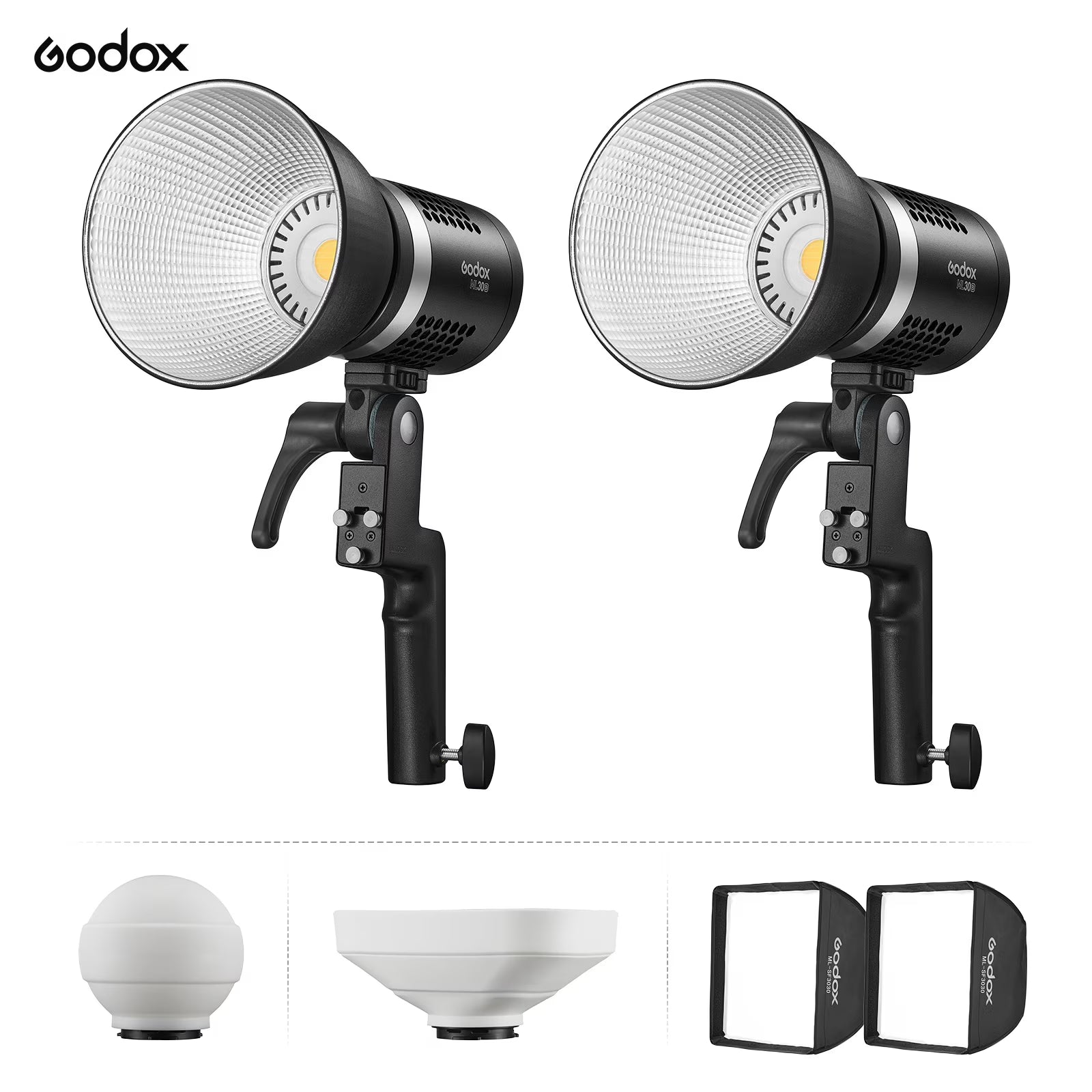 Portable LED Video Lamp Softbox Kit K96582