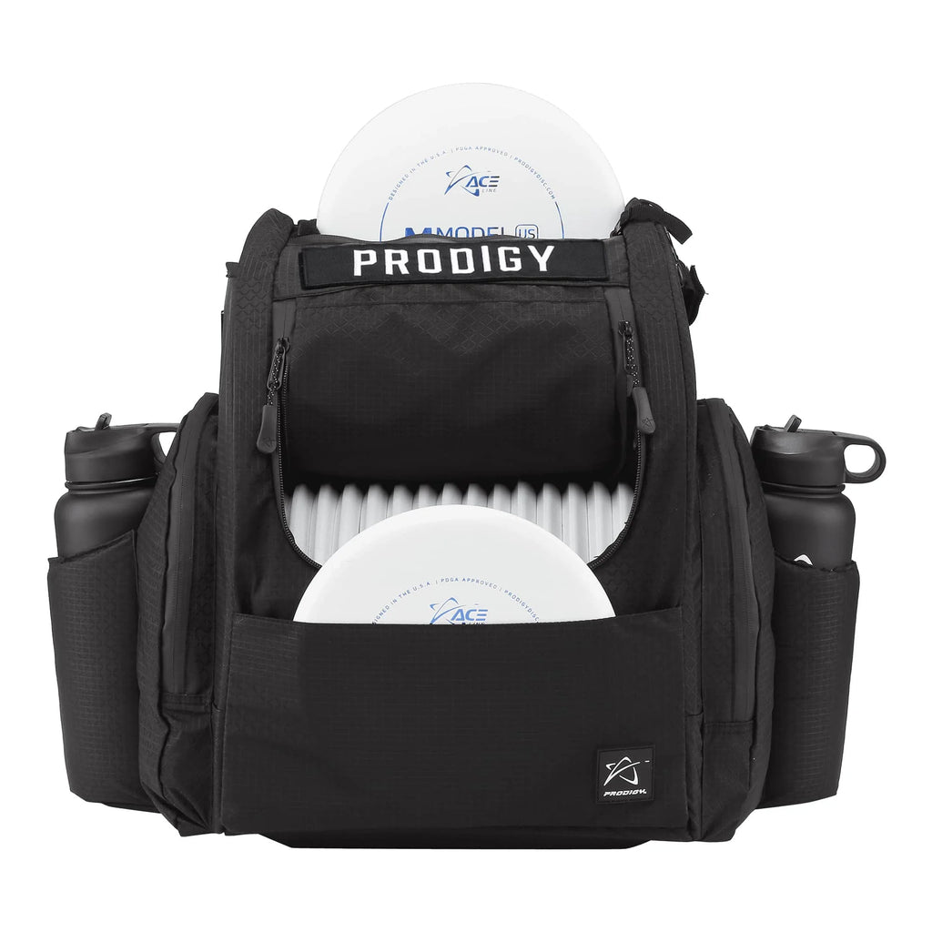 Black Disc Golf Backpack with 26+ Disc Capacity I829702