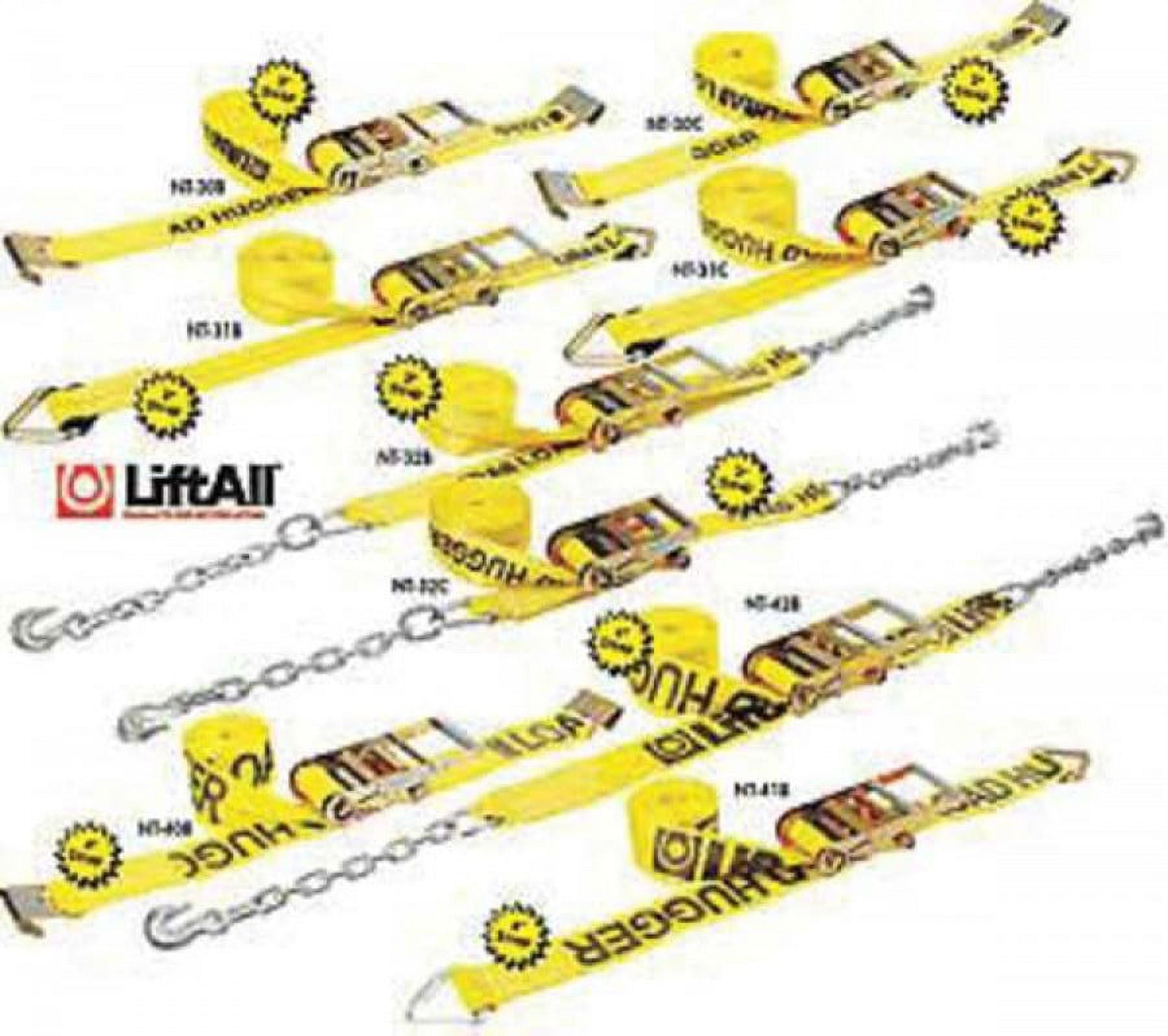 Ratchet Tie Down Strap, Poly, 30 ft. Q1999