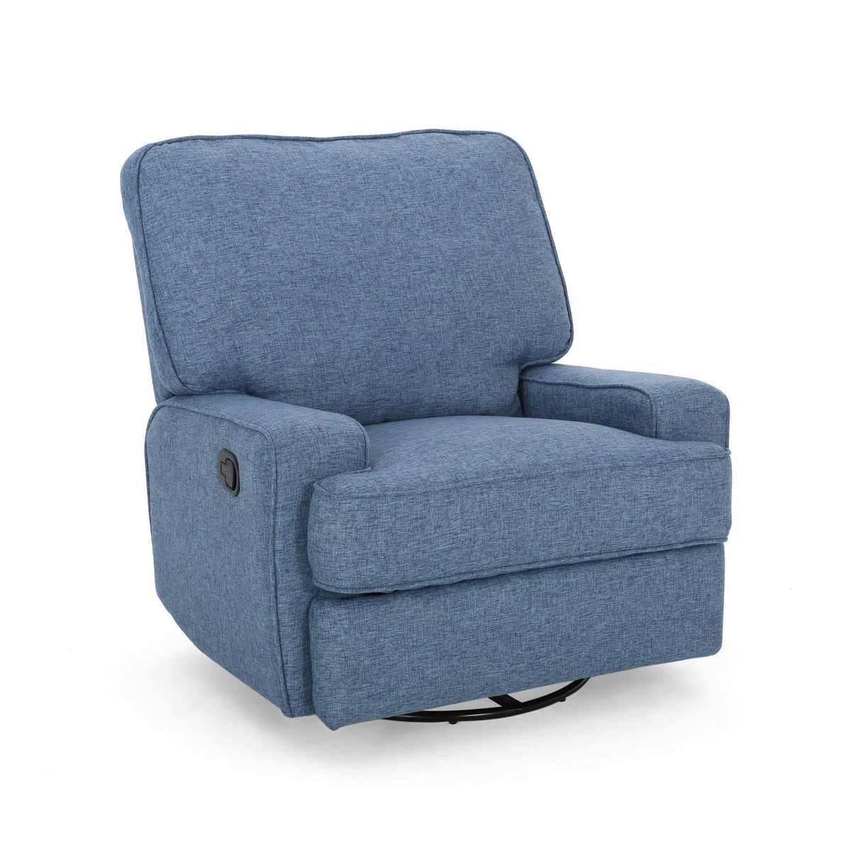 Navy Blue Swivel Glider Recliner Z186