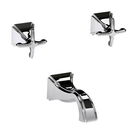 Polished Gold Wall Mount Tub Faucet T98558