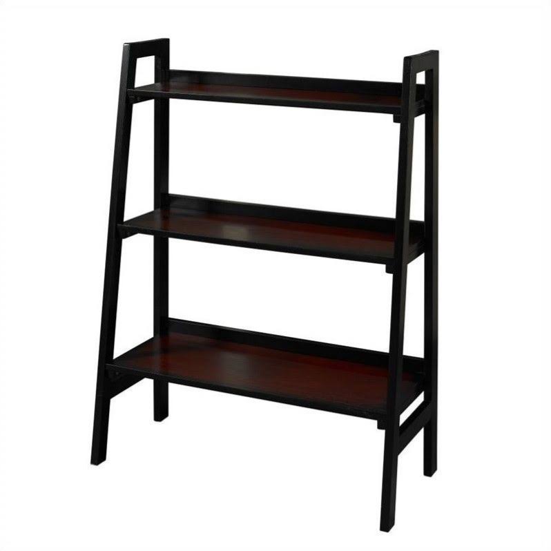 3 Shelf Bookcase in Black Cherry R36796