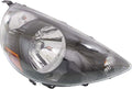 Black Headlight Assembly for Honda Fit 2007 2008 Passenger Side C246650