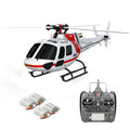 6CH Brushless RC Helicopter with 4pcs 500mAh Lipo Battery M2674