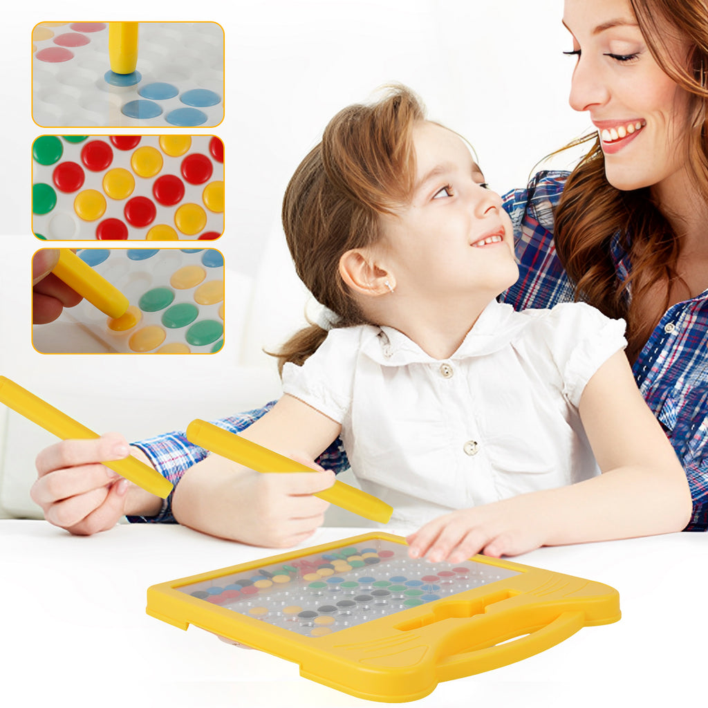 Magnetic Drawing Board with Magnetic Pen and Cards A96626