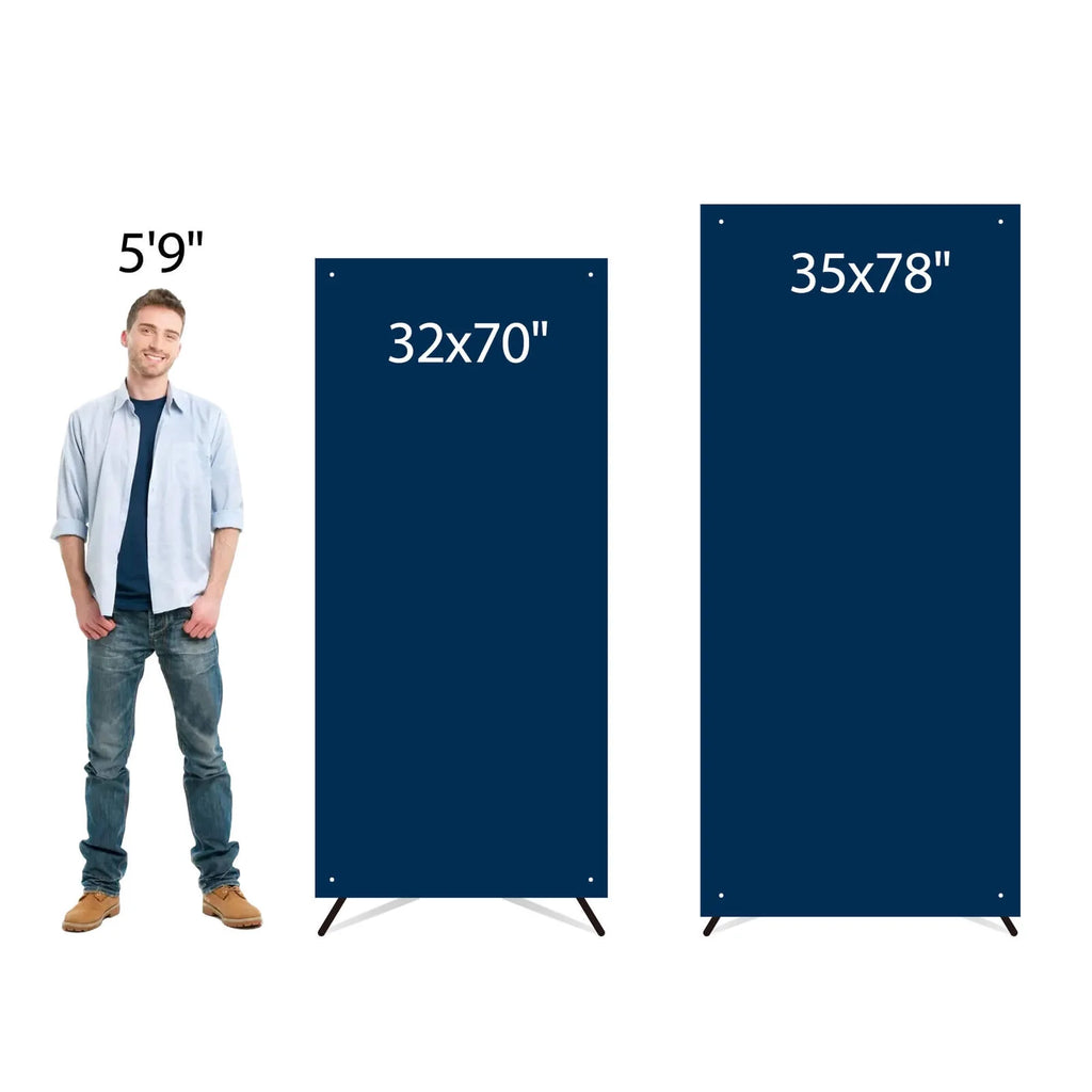Portable X Stand Banner with Travel Bag F3494