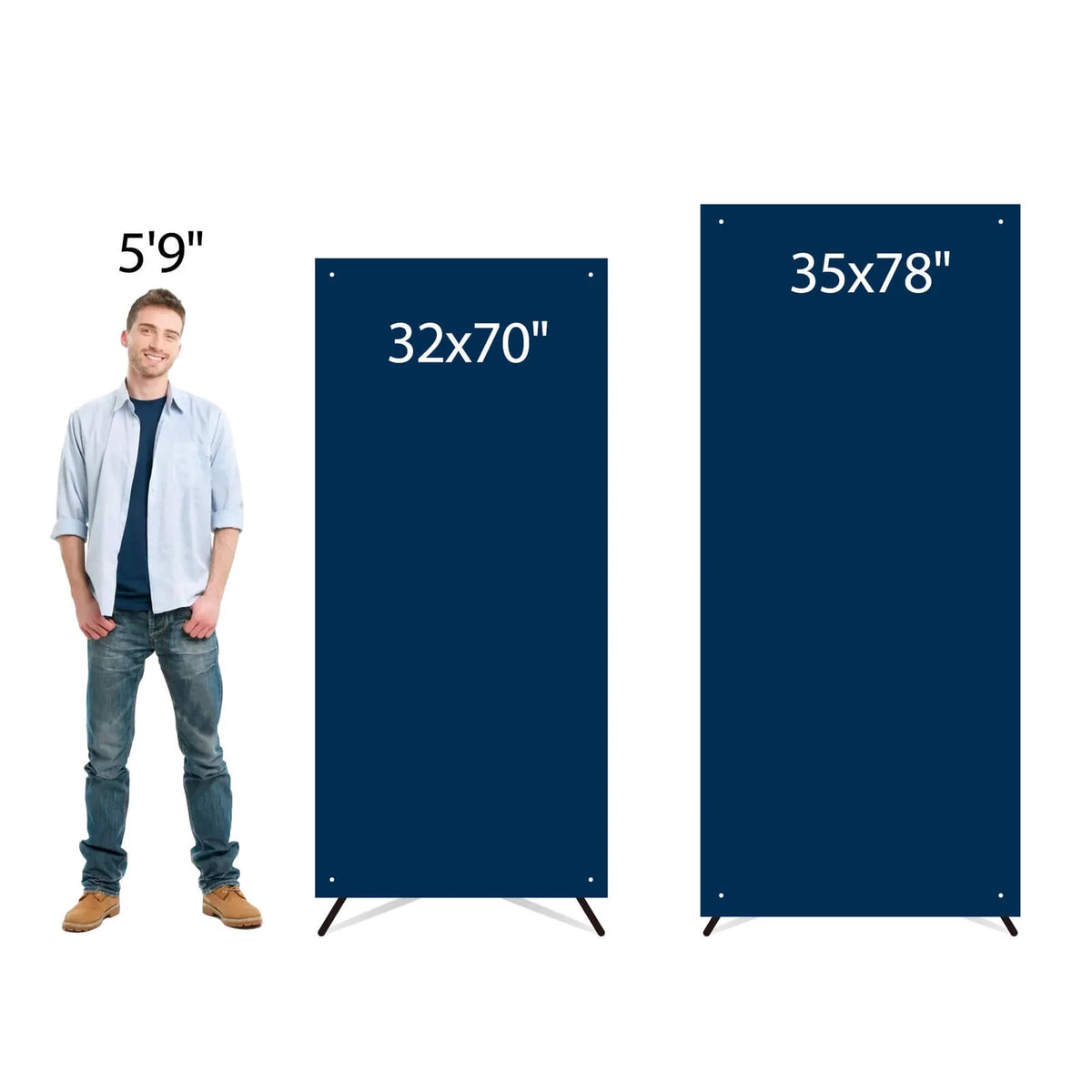 Portable X Stand Banner with Travel Bag F3494