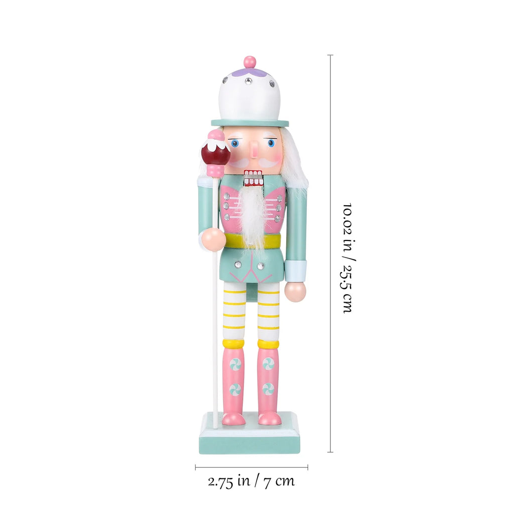 Turquoise Wooden Nutcracker Statue G839141