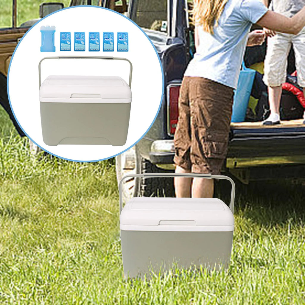 8L Insulated Portable Car Refrigerator Ice Box Food Storage Box I21298