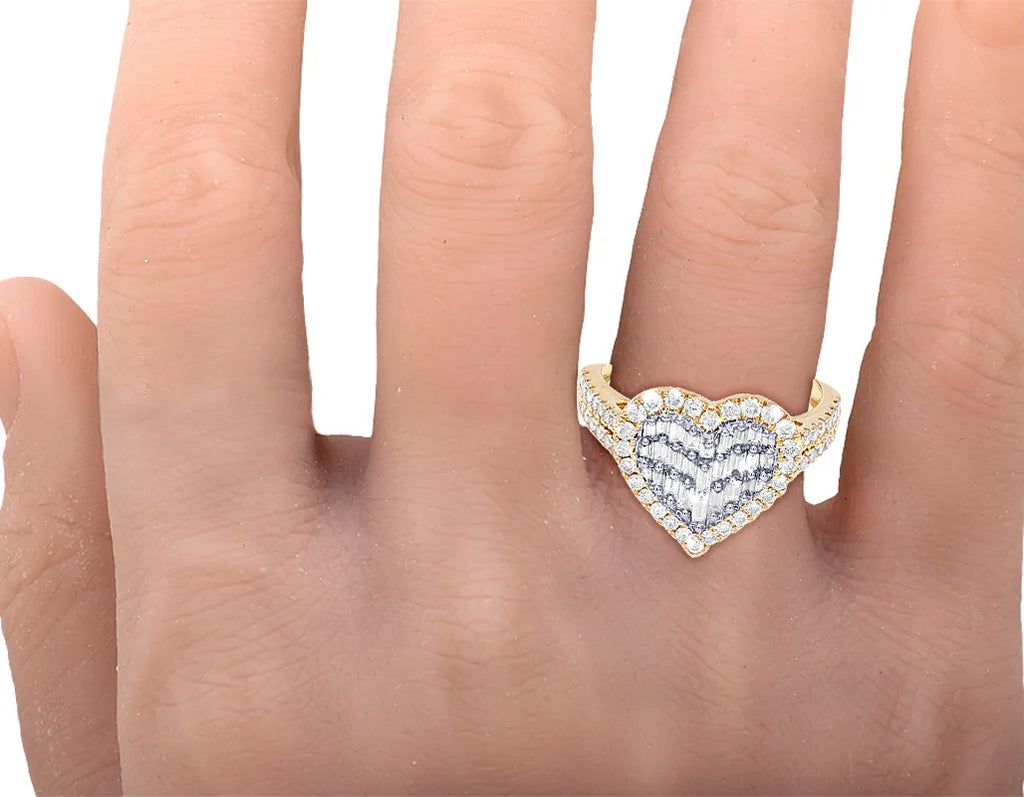 14K Yellow White Gold Diamond Engagement Ring U93367