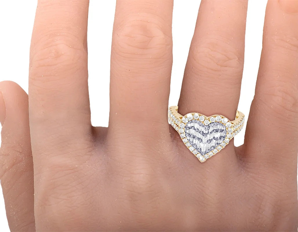 14K Yellow White Gold Diamond Engagement Ring U93367