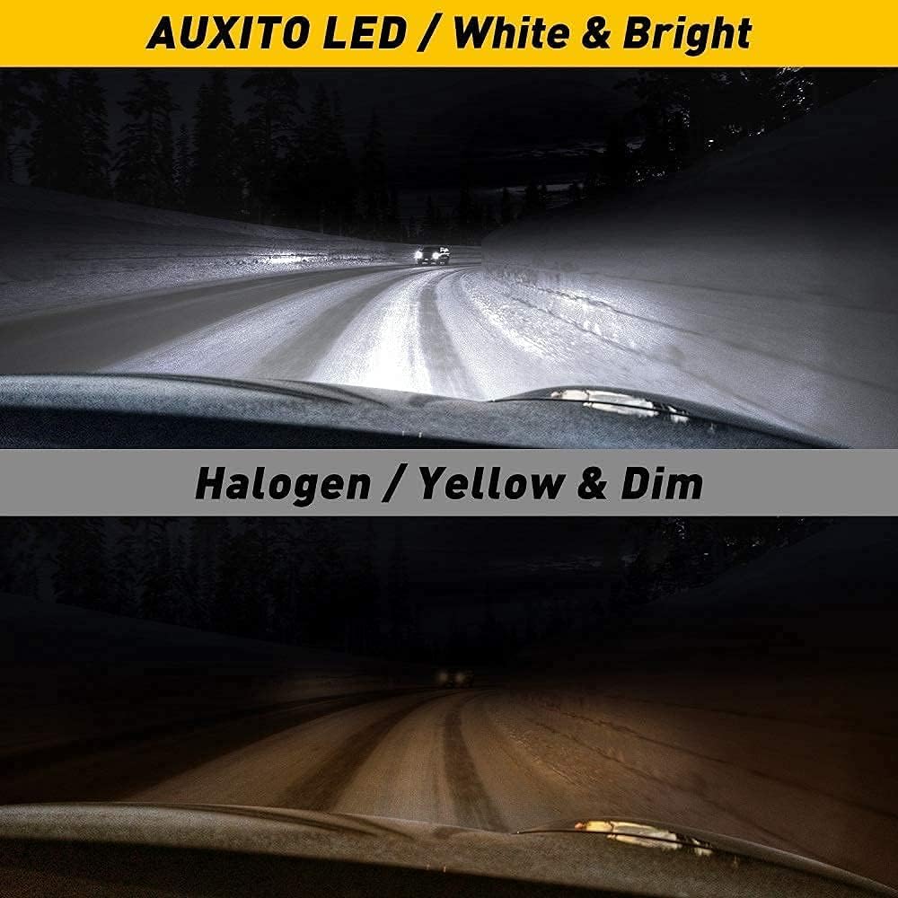 9007 HB5 LED Headlight Bulbs & H11 H8 H16 LED Fog Light Bulbs Pack of 2 J593