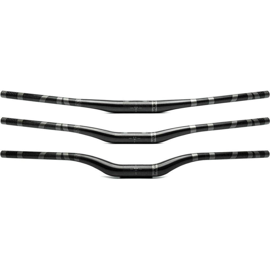 Black 35mm 800mm x 38mm Carbon Riser Handlebars E707