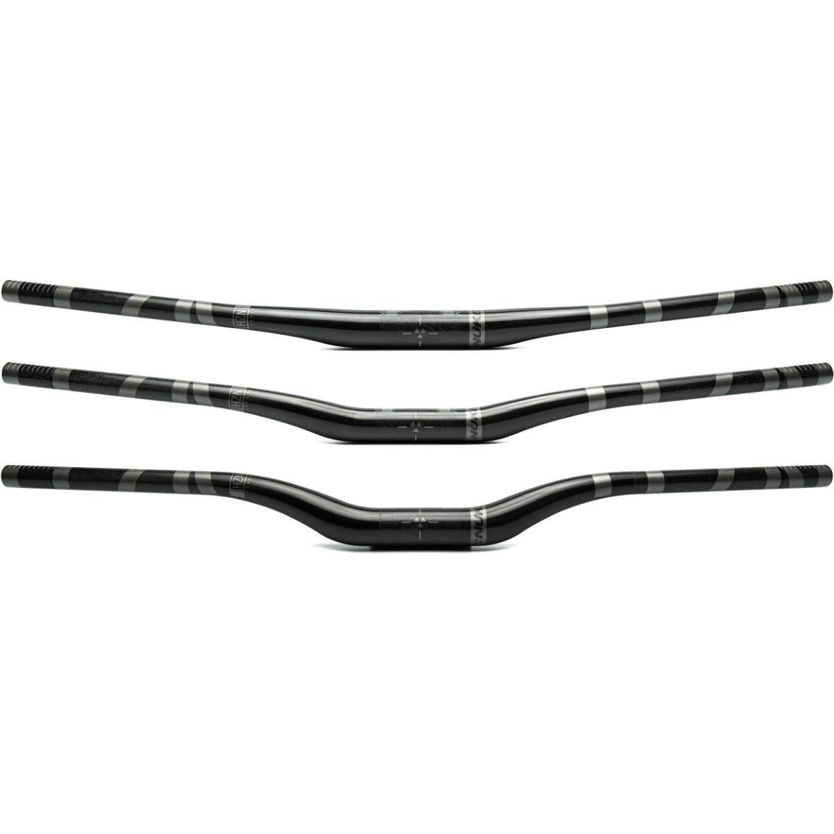 Black 35mm 800mm x 38mm Carbon Riser Handlebars E707