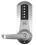 Satin Chrome Mechanical Push Button Exit Trim U233036