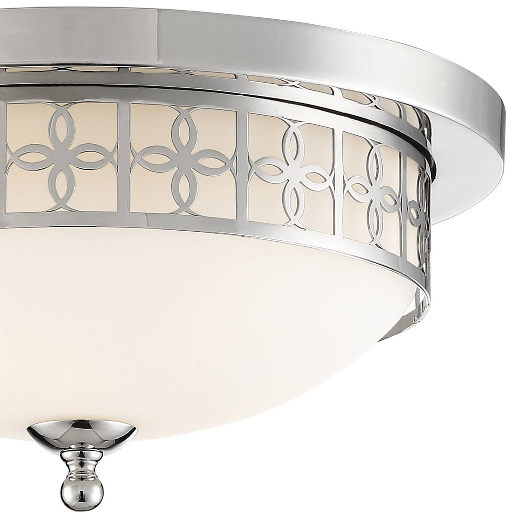 Polished Nickel 2 Light Ceiling Mount E612471