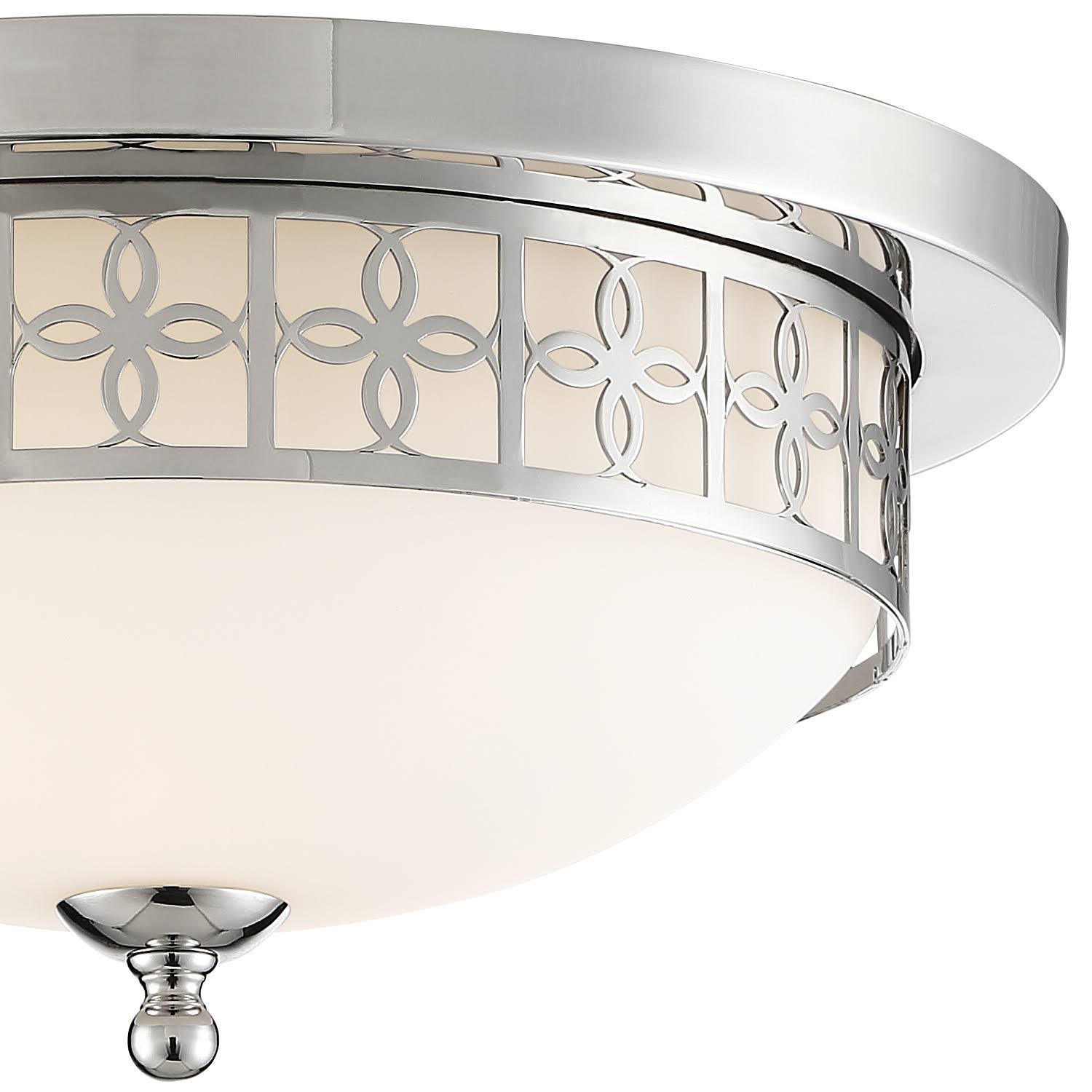 Polished Nickel 2 Light Ceiling Mount E612471
