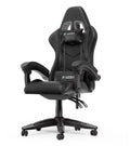 Ergonomic Gaming Chair with Headrest & Lumbar Pillow, Black B9555