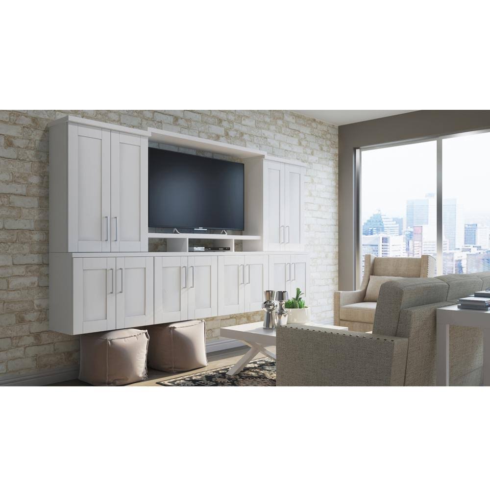 White 3-Drawer Base Cabinet C88712