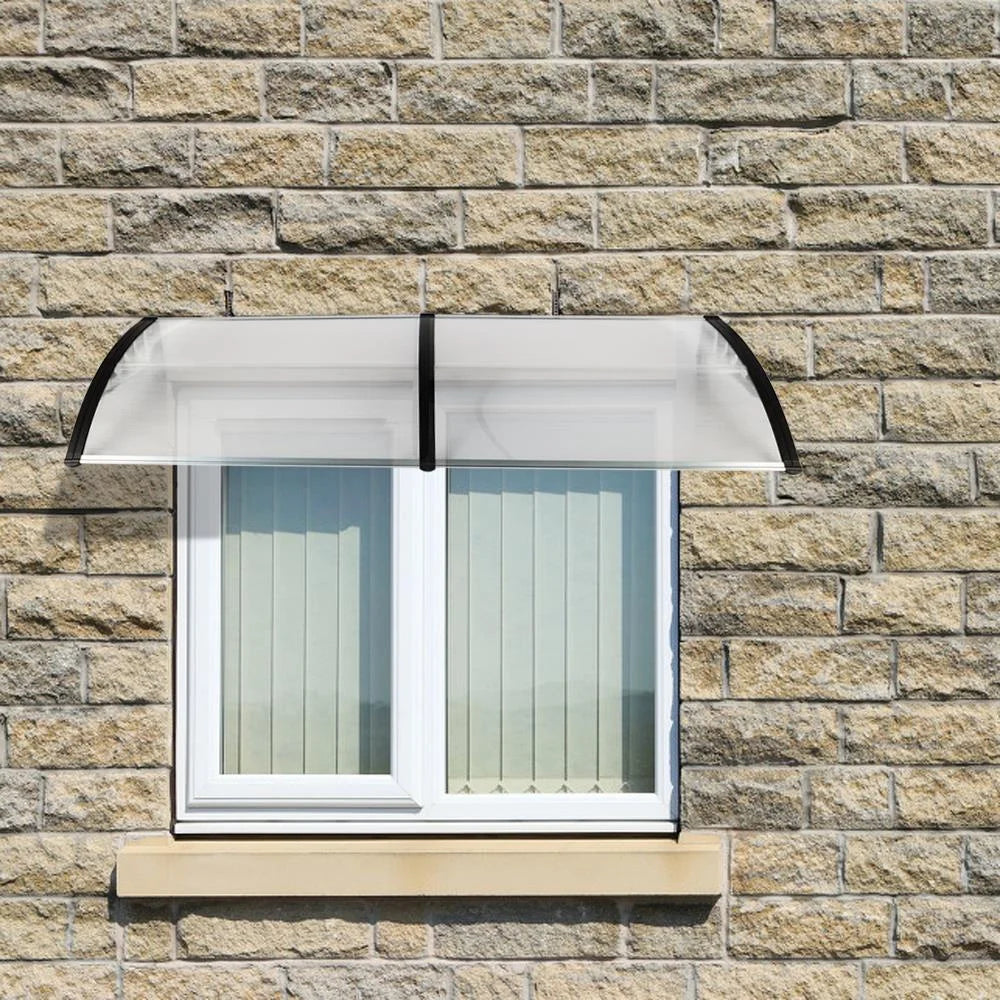 Black Door Window Awning Canopy Patio Cover Q653