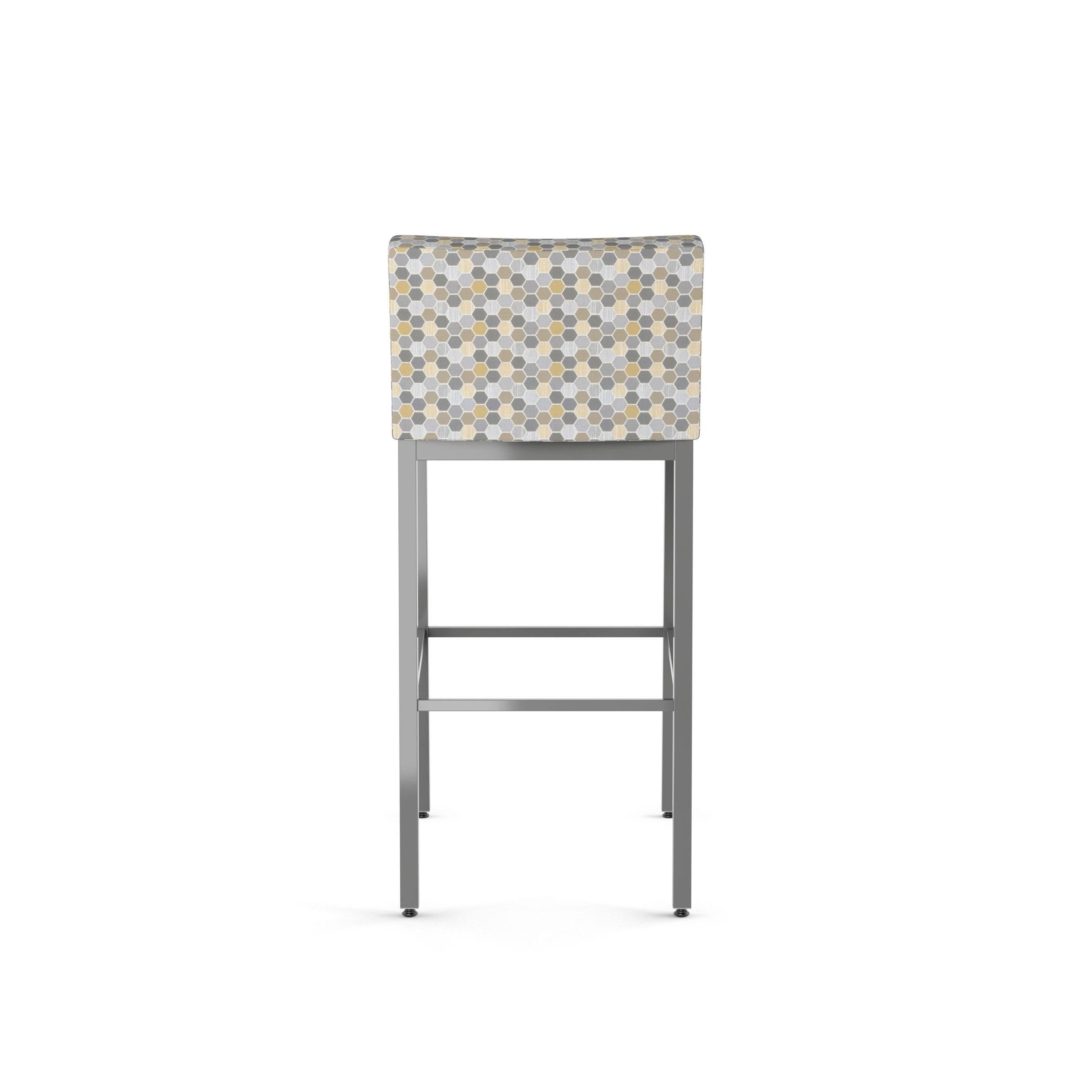Cream Faux Leather Bar Stool F7872